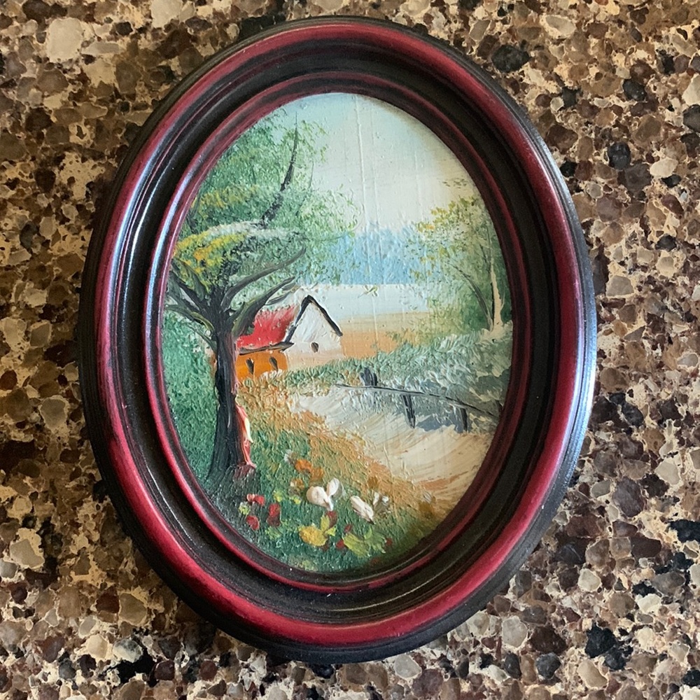 3/$15 Small Oval Painting